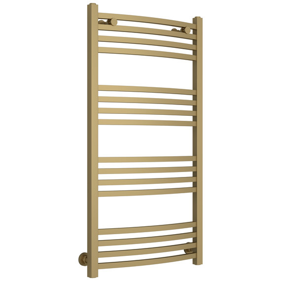 Полотенцесушитель водяной Сунержа Аркус П16 500x1000 мм 032-0251-1050, золото матовое - фото 