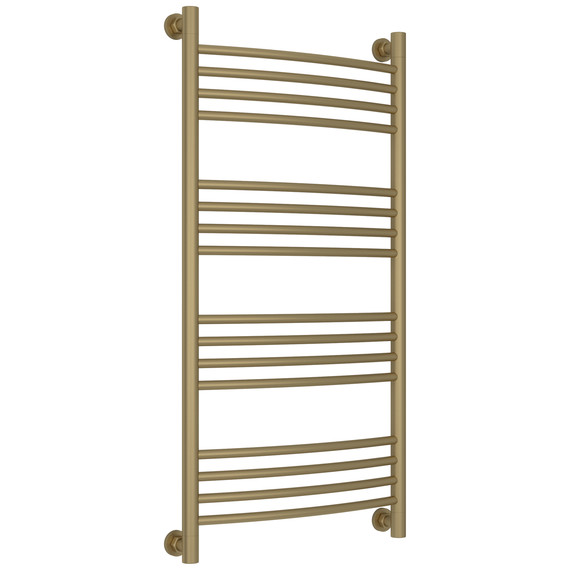 Полотенцесушитель водяной Сунержа Богема+ П16 500x1060 мм (выгнутая перемычка) 032-0221-1050, золото матовое - фото 