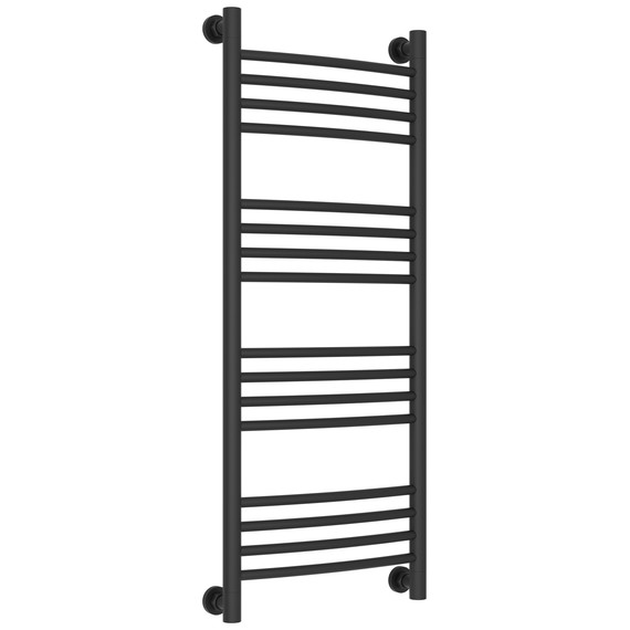 Полотенцесушитель водяной Сунержа Богема+ П16 400x1060 мм (выгнутая перемычка) 15-0221-1040, тёмный титан муар - фото 