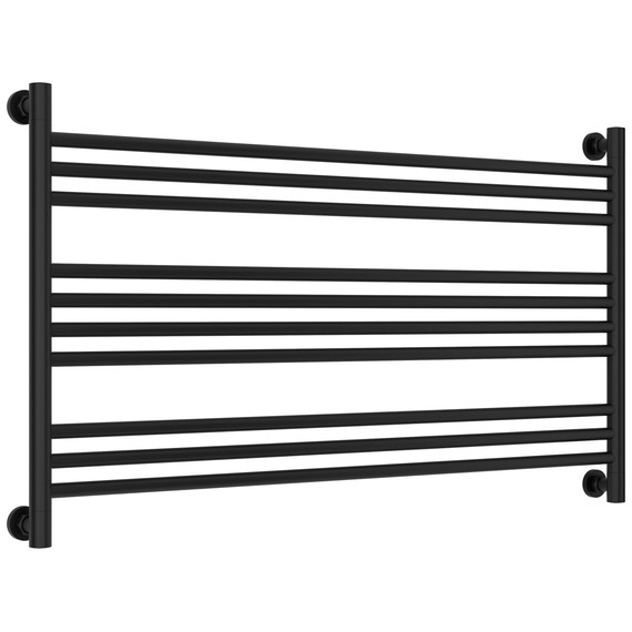 Полотенцесушитель водяной Сунержа Богема L П10 1100x660 мм 31-0202-6011, чёрный матовый - фото 