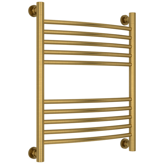 Полотенцесушитель водяной Сунержа Богема+ П10 500x660 мм (выгнутая перемычка) 051-0221-6050, состаренная латунь - фото 