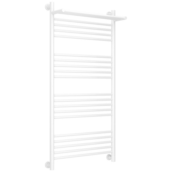 Полотенцесушитель водяной Сунержа Богема+ с полкой П20 600x1260 мм 12-0223-1260, белый - фото 