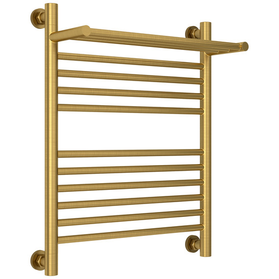 Полотенцесушитель водяной Сунержа Богема+ с полкой П11 500x660 мм 051-0223-6050, состаренная латунь - фото 