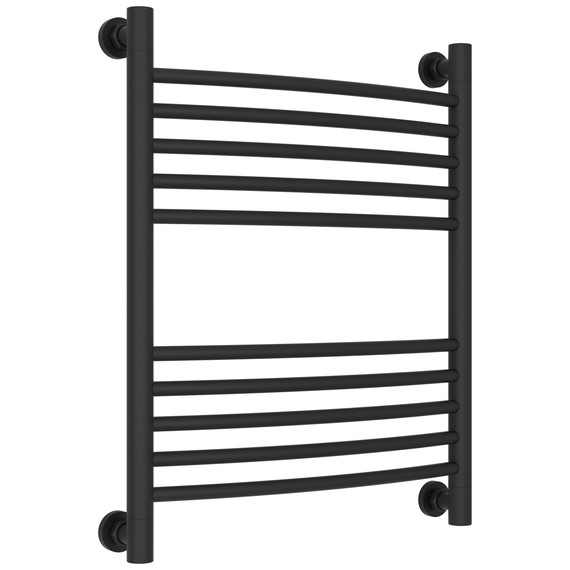 Полотенцесушитель водяной Сунержа Богема+ П10 500x660 мм (выгнутая перемычка) 15-0221-6050, тёмный титан муар - фото 