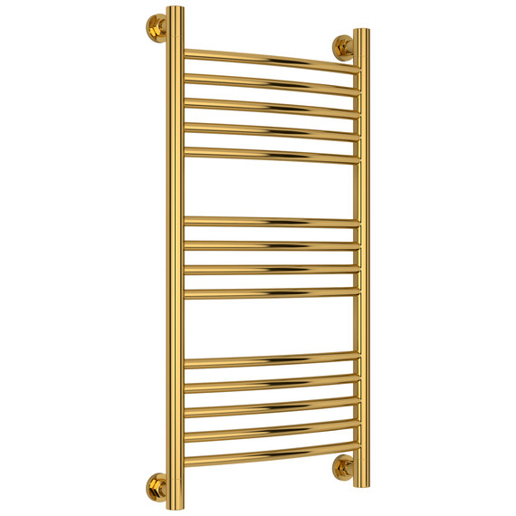 Полотенцесушитель водяной Сунержа Богема+ П14 400x860 мм (выгнутая перемычка) 03-0221-8040, золото - фото 