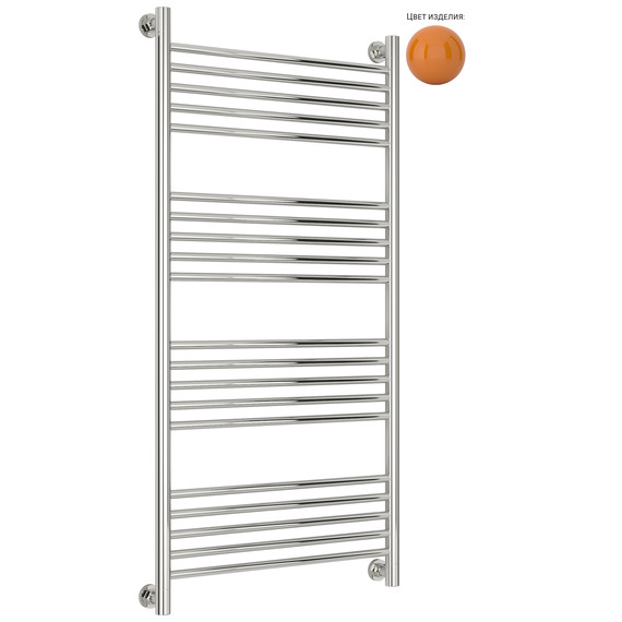 Полотенцесушитель водяной Сунержа Богема+ П20 600x1260 мм (прямая перемычка) 2000-0220-1260, жёлто-оранжевый - фото 