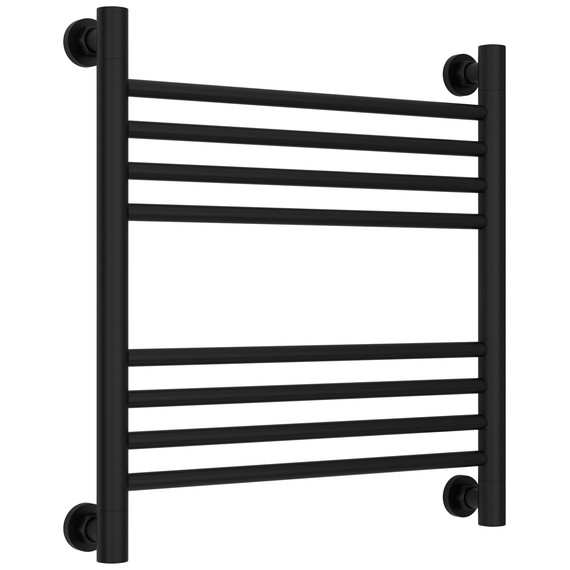 Полотенцесушитель водяной Сунержа Богема+ П8 500x560 мм (прямая перемычка) 31-0220-5050, чёрный матовый - фото 
