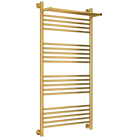 Полотенцесушитель водяной Сунержа Богема+ с полкой П20 600x1260 мм 03-0223-1260, золото - фото 