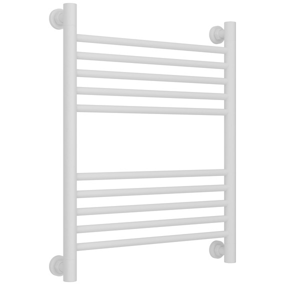 Полотенцесушитель водяной Сунержа Богема+ П10 500x660 мм (прямая перемычка) 30-0220-6050, белый матовый - фото 