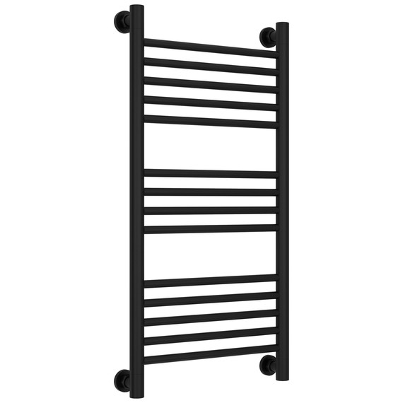 Полотенцесушитель водяной Сунержа Богема+ П14 400x860 мм (прямая перемычка) 31-0220-8040, чёрный матовый - фото 