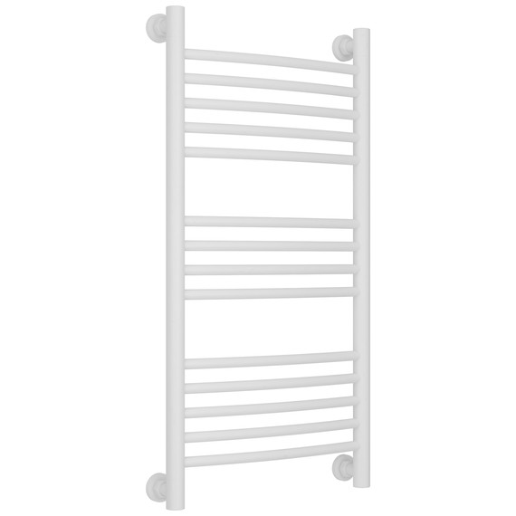 Полотенцесушитель водяной Сунержа Богема+ П14 400x860 мм (выгнутая перемычка) 30-0221-8040, белый матовый - фото 