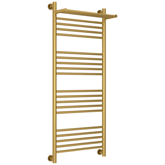 Полотенцесушитель водяной Сунержа Богема+ с полкой П20 500x1260 мм 051-0223-1250, состаренная латунь - фото 