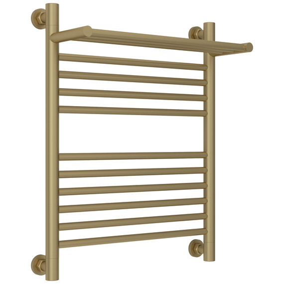 Полотенцесушитель водяной Сунержа Богема+ с полкой П11 500x660 мм 032-0223-6050, золото матовое - фото 