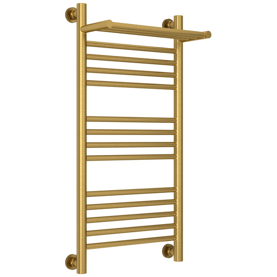 Полотенцесушитель водяной Сунержа Богема+ с полкой П14 400x860 мм 051-0223-8040, состаренная латунь - фото 