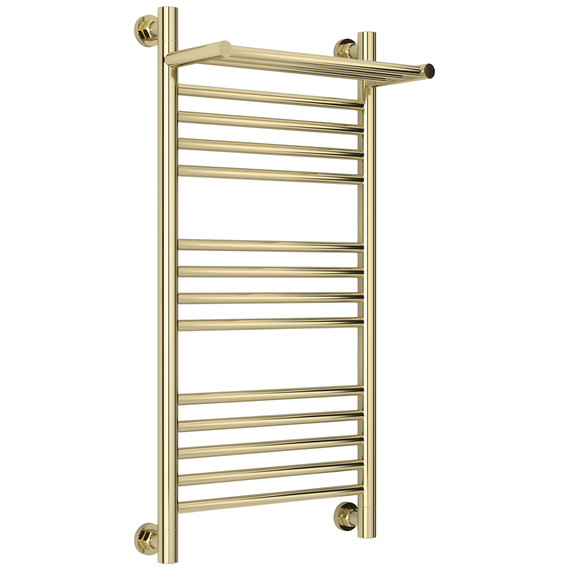 Полотенцесушитель водяной Сунержа Богема+ с полкой П14 400x860 мм 020-0223-8040, шампань - фото 