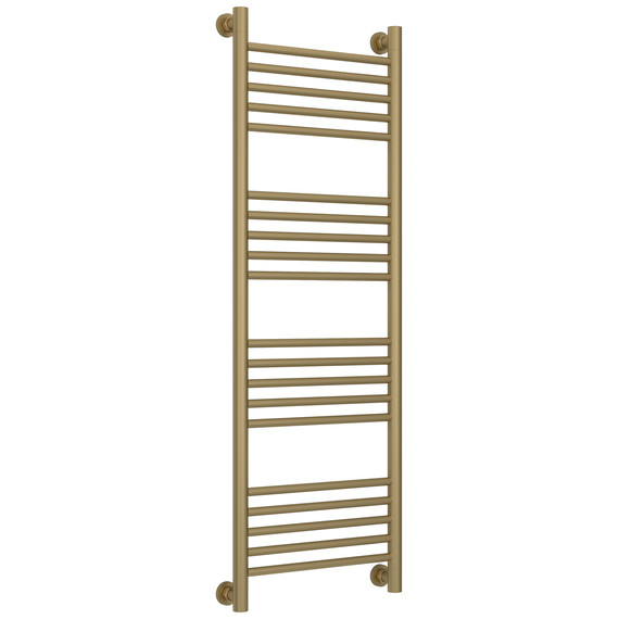 Полотенцесушитель водяной Сунержа Богема+ П20 400x1260 мм (прямая перемычка) 032-0220-1240, золото матовое - фото 