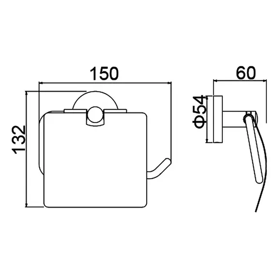 Держатель для туалетной бумаги Timo Saona 13042/16, цвет белый матовый - фото 2