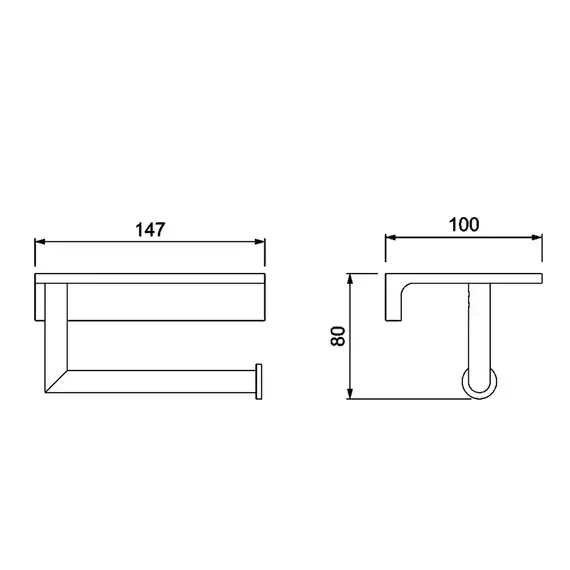 Держатель для туалетной бумаги Timo Saona 13043/16, цвет белый матовый - фото 2