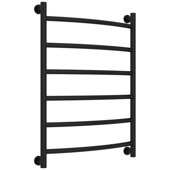 Полотенцесушитель водяной Сунержа Галант+ П6 600x860 мм 31-0200-8060, чёрный матовый - фото 