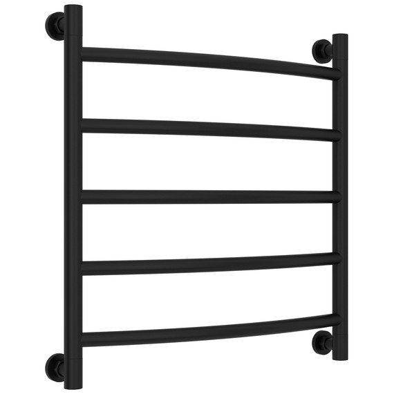 Полотенцесушитель водяной Сунержа Галант+ П5 600x660 мм 31-0200-6060, чёрный матовый - фото 