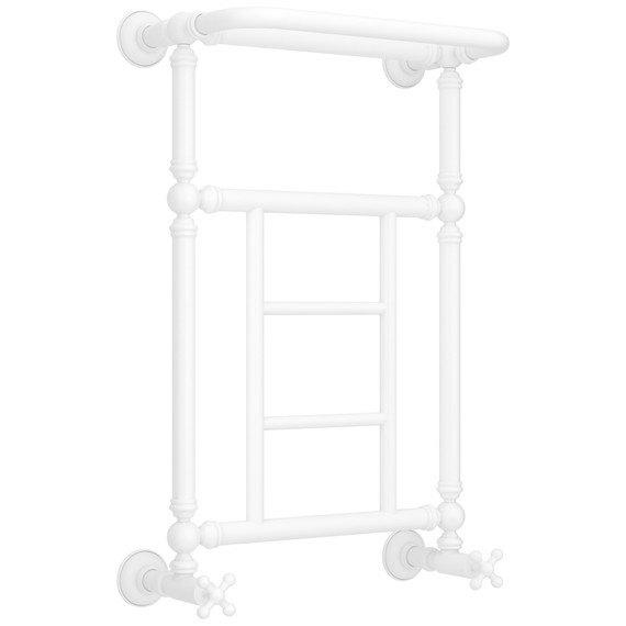 Полотенцесушитель водяной Сунержа Ренессанс П5 400x730 мм 30-0282-6640, белый матовый - фото 