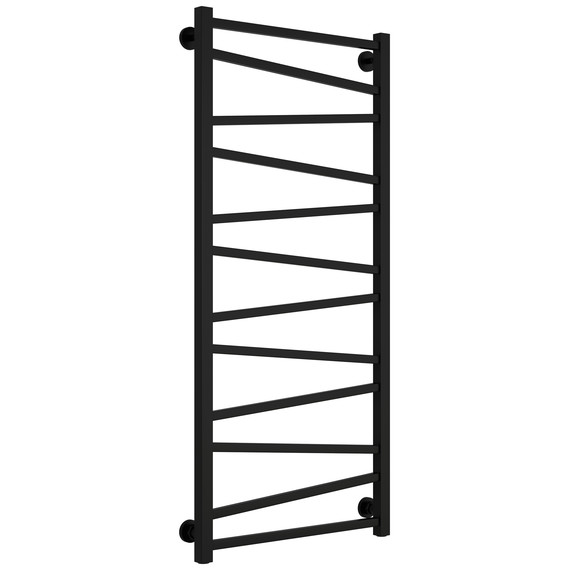 Полотенцесушитель водяной Сунержа Сирокко П12 500x1200 мм 31-0253-1250, чёрный матовый - фото 