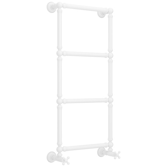 Полотенцесушитель водяной Сунержа Ренессанс П4 400x1030 мм 30-0280-9640, белый матовый - фото 