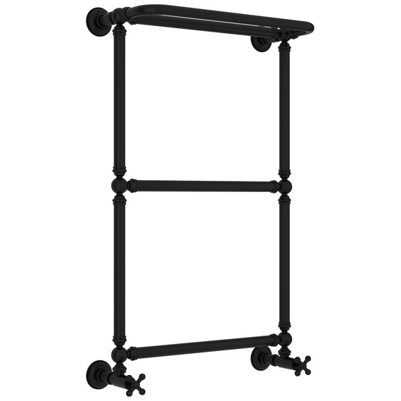 Полотенцесушитель водяной Сунержа Ренессанс П3 500x930 мм 31-0281-8650, чёрный матовый - фото 