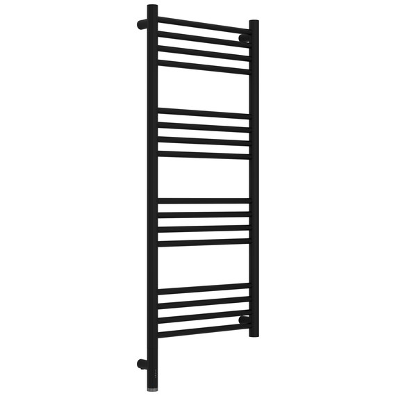 Полотенцесушитель электрический Сунержа Богема 3.1 П16 400x1120 мм (прямая перемычка) 31-6004-1040 L, чёрный матовый - фото 