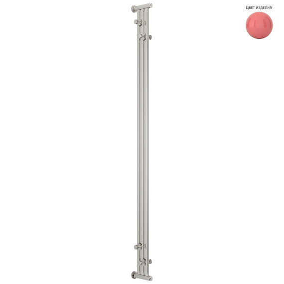 Полотенцесушитель водяной Сунержа Хорда П3 50x1850 мм 3014-0124-1800, тёмно-розовый - фото 