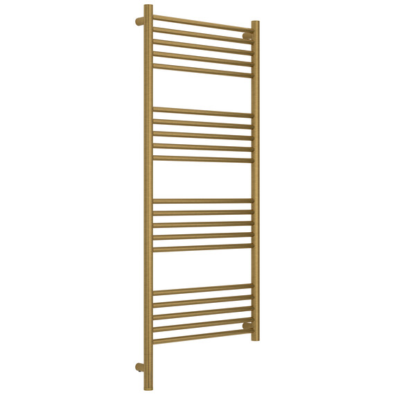 Полотенцесушитель электрический Сунержа Богема 3.1 П20 500x1320 мм (прямая перемычка) 051-6004-1250 L, состаренная латунь - фото 