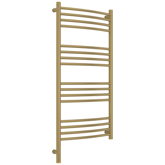 Полотенцесушитель электрический Сунержа Богема 3.1 П16 500x1120 мм (выгнутая перемычка) 32-6002-1050 L, золотой шёлк - фото 