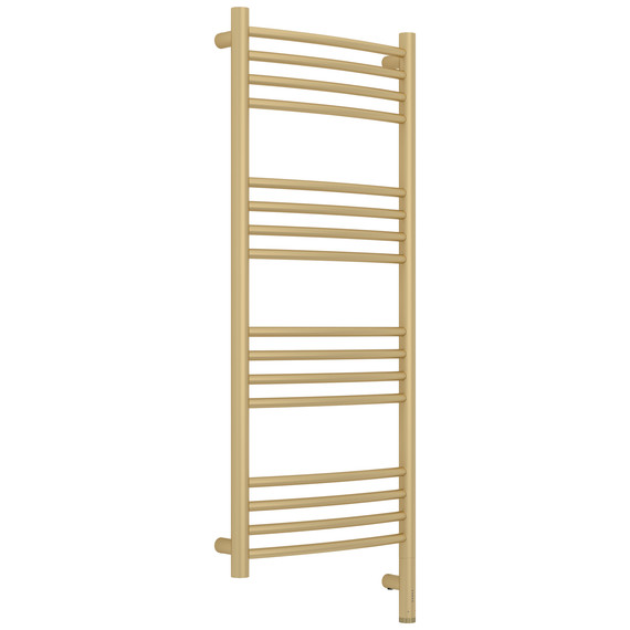 Полотенцесушитель электрический Сунержа Богема 3.1 П16 400x1120 мм (выгнутая перемычка) 022-6003-1040 R, шампань матовый - фото 