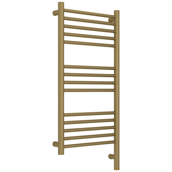 Полотенцесушитель электрический Сунержа Богема 3.1 П14 400x920 мм (прямая перемычка) 032-6005-8040 R, золото матовое - фото 