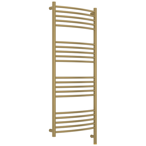 Полотенцесушитель электрический Сунержа Богема 3.1 П20 500x1320 мм (выгнутая перемычка) 32-6003-1250 R, золотой шёлк - фото 