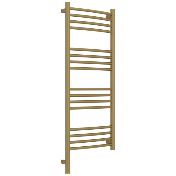 Полотенцесушитель электрический Сунержа Богема 3.1 П16 400x1120 мм (выгнутая перемычка) 032-6002-1040 L, золото матовое - фото 