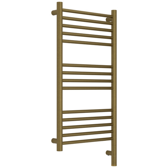 Полотенцесушитель электрический Сунержа Богема 3.1 П14 400x920 мм (прямая перемычка) 05-6005-8040 R, состаренная бронза - фото 