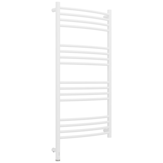 Полотенцесушитель электрический Сунержа Богема 3.1 П16 500x1120 мм (выгнутая перемычка) 30-6002-1050 L, белый матовый - фото 