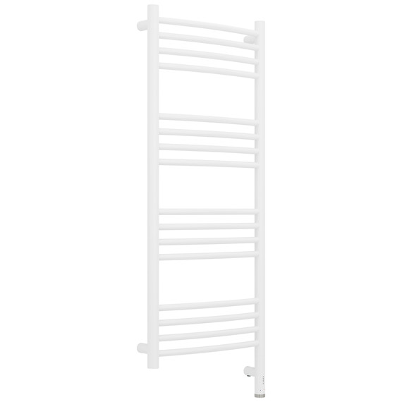 Полотенцесушитель электрический Сунержа Богема 3.1 П16 400x1120 мм (выгнутая перемычка) 30-6003-1040 R, белый матовый - фото 