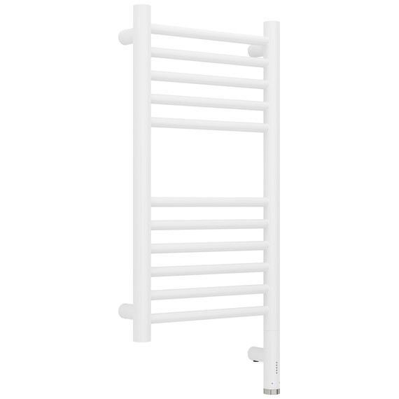 Полотенцесушитель электрический Сунержа Богема 3.1 П11 300x720 мм (прямая перемычка) 30-6005-6030 R, белый матовый - фото 
