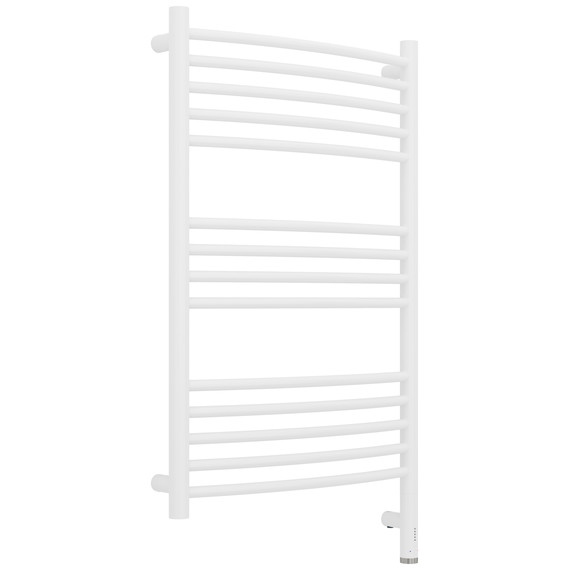 Полотенцесушитель электрический Сунержа Богема 3.1 П14 500x920 мм (выгнутая перемычка) 30-6003-8050 R, белый матовый - фото 
