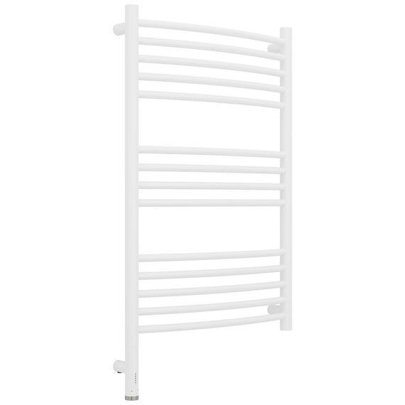 Полотенцесушитель электрический Сунержа Богема 3.1 П14 500x920 мм (выгнутая перемычка) 30-6002-8050 L, белый матовый - фото 