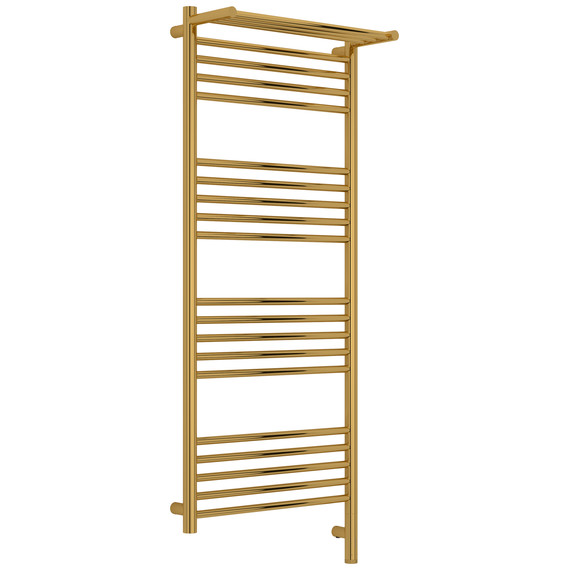 Полотенцесушитель электрический Сунержа Богема 3.1 с полкой П20 500x1320 мм 03-6007-1250 R, золото - фото 