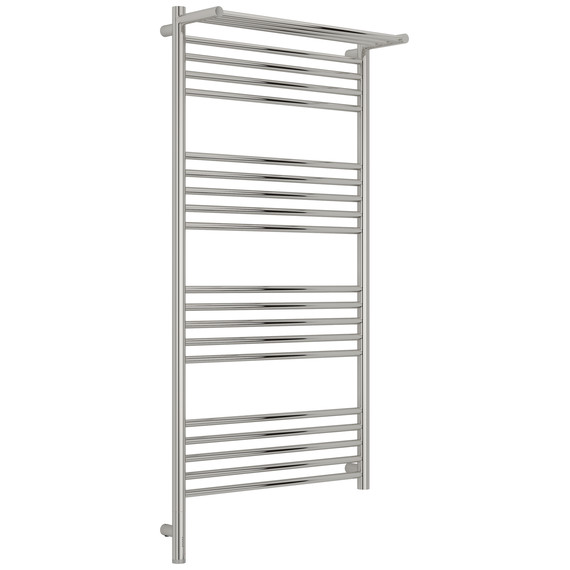 Полотенцесушитель электрический Сунержа Богема 3.1 с полкой П20 600x1320 мм 00-6006-1260 L, хром - фото 