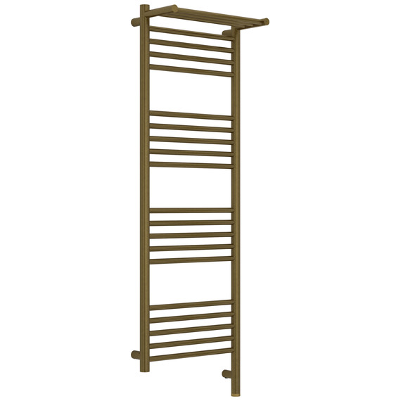 Полотенцесушитель электрический Сунержа Богема 3.1 с полкой П20 400x1320 мм 05-6007-1240 R, состаренная бронза - фото 