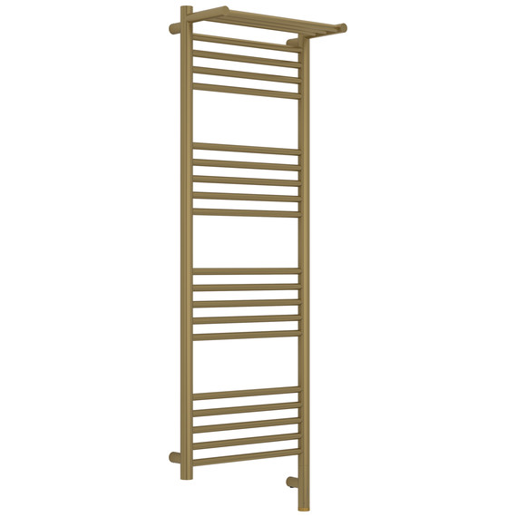 Полотенцесушитель электрический Сунержа Богема 3.1 с полкой П20 400x1320 мм 32-6007-1240 R, золотой шёлк - фото 