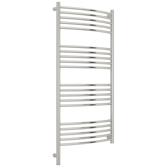 Полотенцесушитель электрический Сунержа Богема 3.1 П20 600x1320 мм (выгнутая перемычка) 00-6002-1260 L, хром - фото 