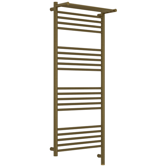 Полотенцесушитель электрический Сунержа Богема 3.1 с полкой П20 500x1320 мм 05-6007-1250 R, состаренная бронза - фото 