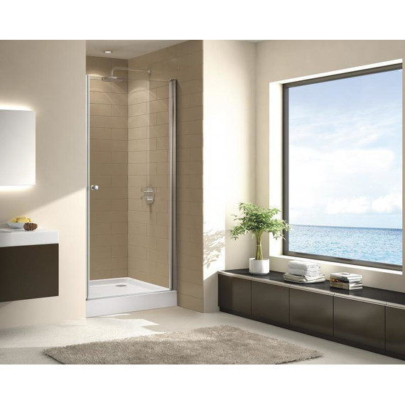 Душевая дверь Cezares 60 см ECO-O-B-1-60-C-Cr, хром/прозрачное - фото 2