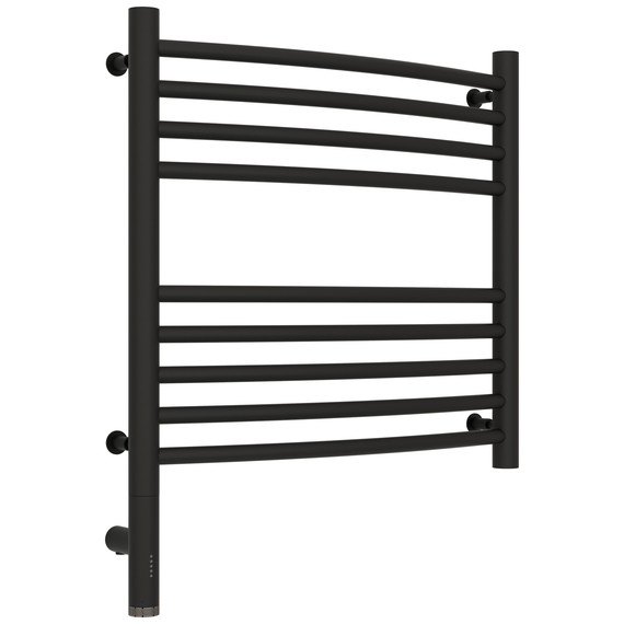 Полотенцесушитель электрический Сунержа Богема 3.0 П9 500x620 мм (выгнутая перемычка) 15-5802-5050 L, тёмный титан муар - фото 